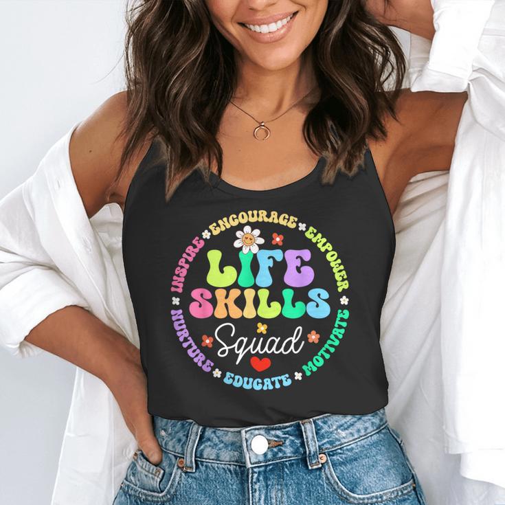 Groovy Life Skills Squad Teacher Special Ed SPED Team Crew Flowy Tank, funny gift