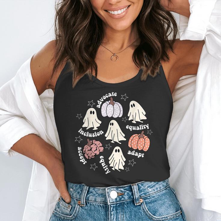 Halloween Advocate Heat Transfers Special Education Teacher Men Women Flowy Tank, funny gift Halloween Advocate Heat Transfers Special Education Teacher Men Women Flowy Tank, funny gift