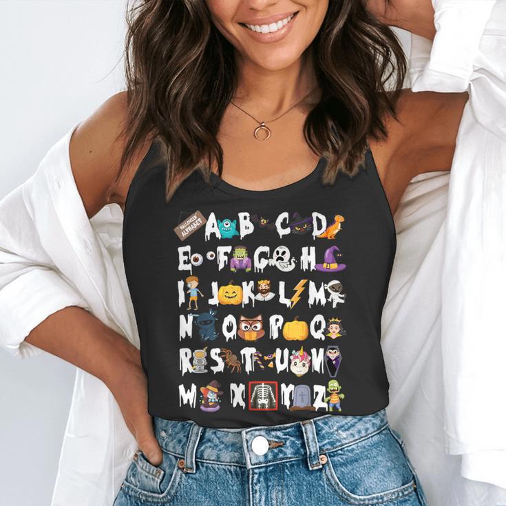 Halloween Alphabet ABCs Learning Kindergarten Teacher Men Women Kids Flowy Tank, funny gift Halloween Alphabet ABCs Learning Kindergarten Teacher Men Women Kids Flowy Tank, funny gift