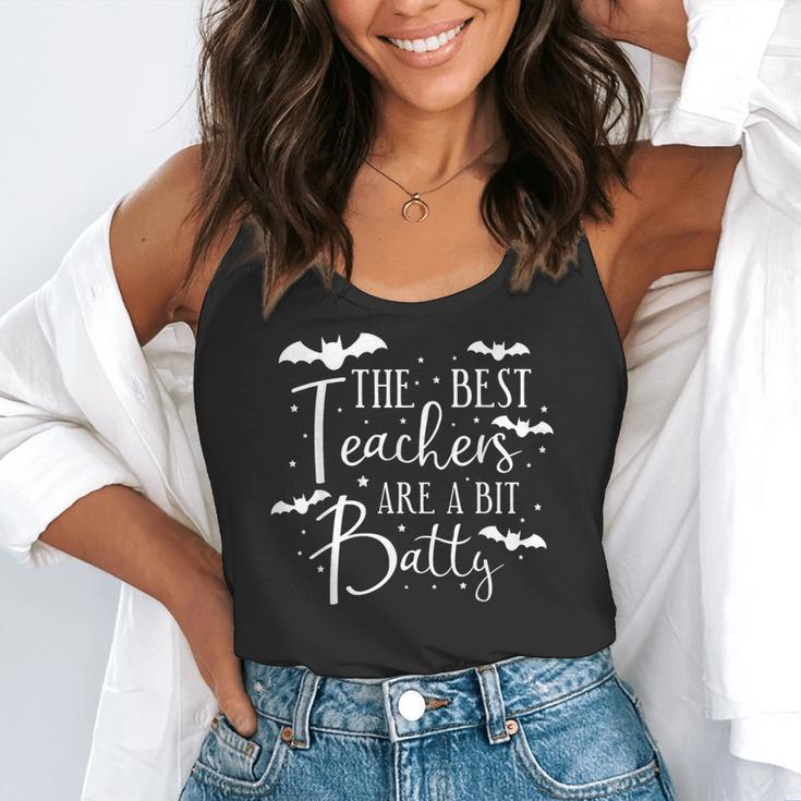 Halloween Best Teachers Are A Bit Batty Spooky Bats Flowy Tank, funny gift Halloween Best Teachers Are A Bit Batty Spooky Bats Flowy Tank, funny gift