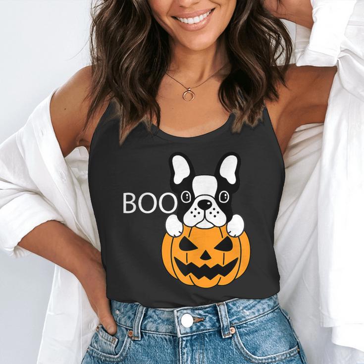 The Halloween Boston Terrier Flowy Tank, funny gift