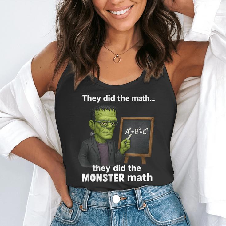 Halloween Monster Math Pun Teacher Humor Flowy Tank, funny gift