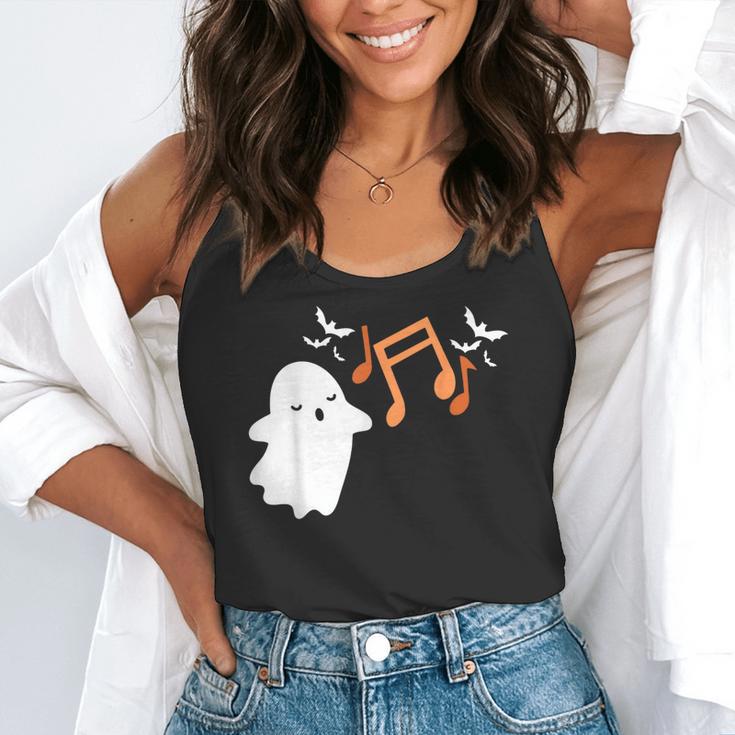 Halloween Music Note Ghost Teacher Fall Musical Instrument Flowy Tank, funny gift Halloween Music Note Ghost Teacher Fall Musical Instrument Flowy Tank, funny gift