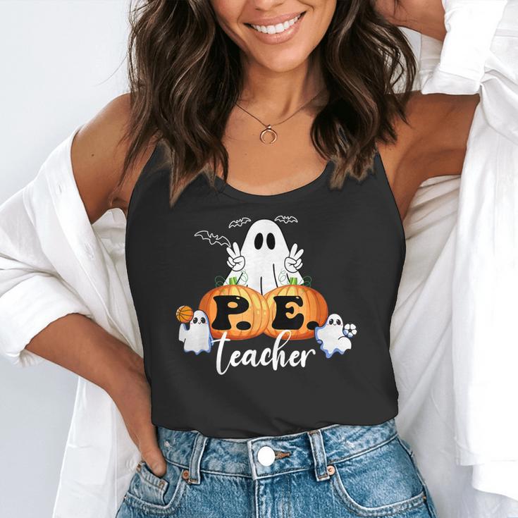 Halloween PE Teacher Ghosts Pumpkins Sports Lover Flowy Tank, funny gift Halloween PE Teacher Ghosts Pumpkins Sports Lover Flowy Tank, funny gift