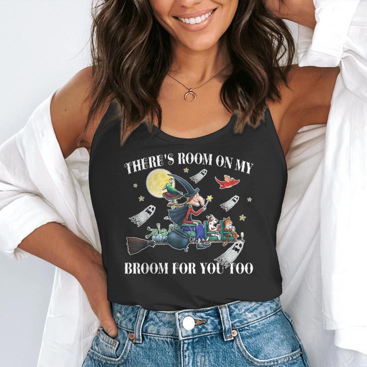 Halloween There's Room On My Broom For You Too Teacher Flowy Tank, funny gift
