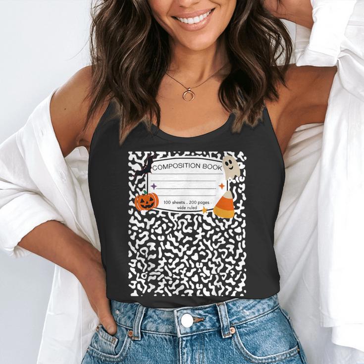Halloween Teacher Composition Book Notebook Matching Group Flowy Tank, funny gift Halloween Teacher Composition Book Notebook Matching Group Flowy Tank, funny gift