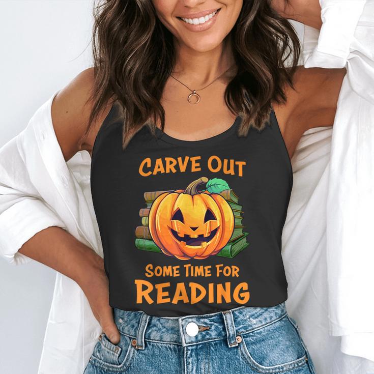 Halloween Teacher Librarian Pumpkin Reading Books Men Women Kids Flowy Tank, funny gift Halloween Teacher Librarian Pumpkin Reading Books Men Women Kids Flowy Tank, funny gift
