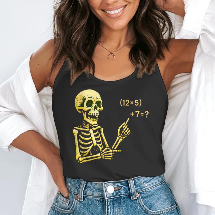Halloween Teacher Six Seven 6 7 Skeleton Spooky Costume Flowy Tank, funny gift Halloween Teacher Six Seven 6 7 Skeleton Spooky Costume Flowy Tank, funny gift