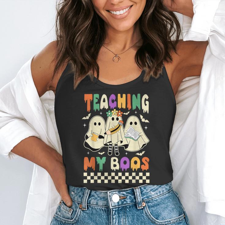 Halloween Teaching My Boos Cute Ghost Teacher Life Costume Flowy Tank, funny gift Halloween Teaching My Boos Cute Ghost Teacher Life Costume Flowy Tank, funny gift