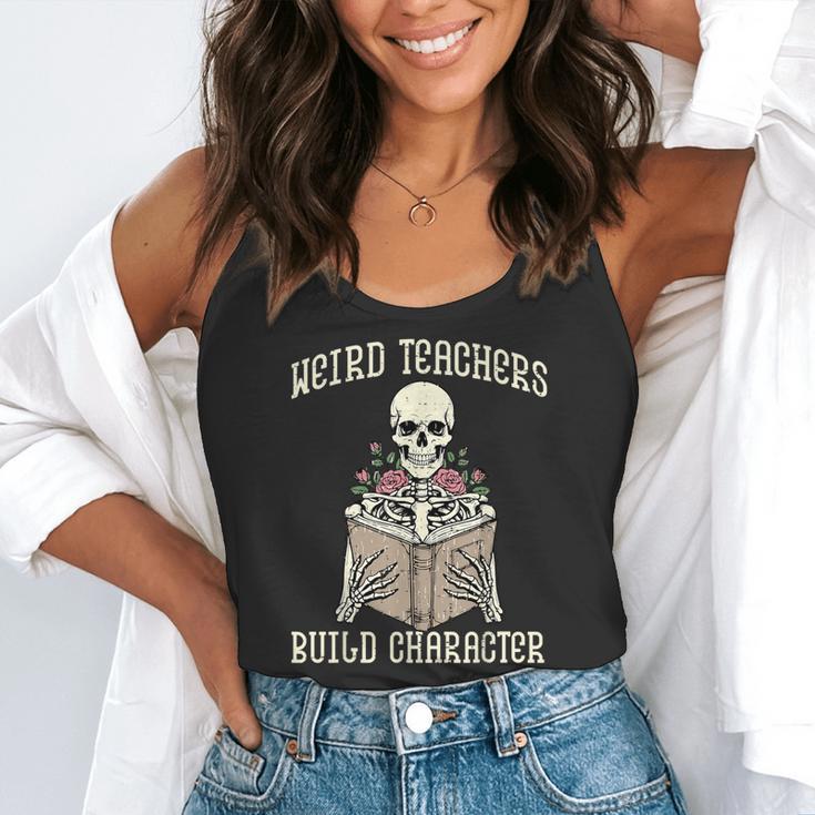 Halloween Weird Teachers Build Character Costume Men Women Flowy Tank, funny gift Halloween Weird Teachers Build Character Costume Men Women Flowy Tank, funny gift