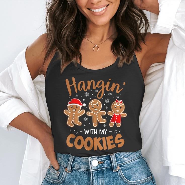 Hangin With My Cookies Gingerbread Women Christmas Teacher Flowy Tank, funny gift Hangin With My Cookies Gingerbread Women Christmas Teacher Flowy Tank, funny gift