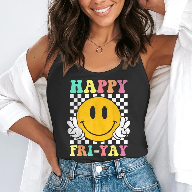 Happy Fri-Yay Teacher Friday Weekend School Flowy Tank, funny gift