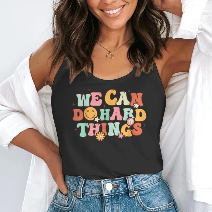 We Can Do Hard Things Teacher Back To School Teacher Student Flowy Tank, funny gift We Can Do Hard Things Teacher Back To School Teacher Student Flowy Tank, funny gift