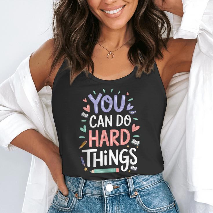 You Can Do Hard Things Test Day Teacher Kids Flowy Tank, funny gift You Can Do Hard Things Test Day Teacher Kids Flowy Tank, funny gift