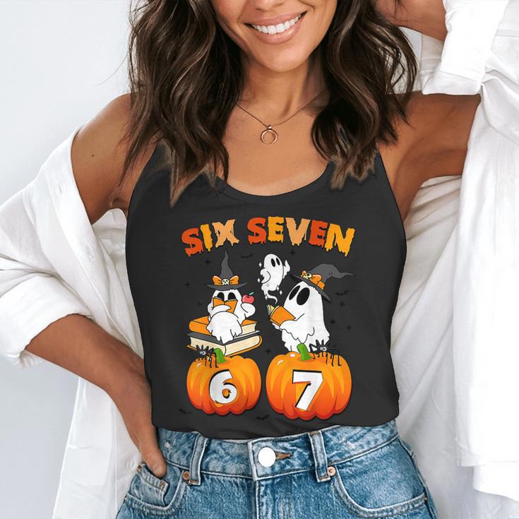 Haunted By 67 Boo Ghost Pumpkin Halloween Teacher Flowy Tank, funny gift Haunted By 67 Boo Ghost Pumpkin Halloween Teacher Flowy Tank, funny gift