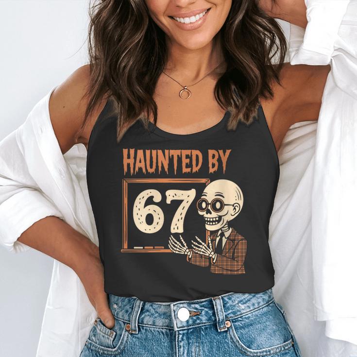 Haunted By 67 Halloween 67 Meme Six Seven Teacher Flowy Tank, funny gift Haunted By 67 Halloween 67 Meme Six Seven Teacher Flowy Tank, funny gift