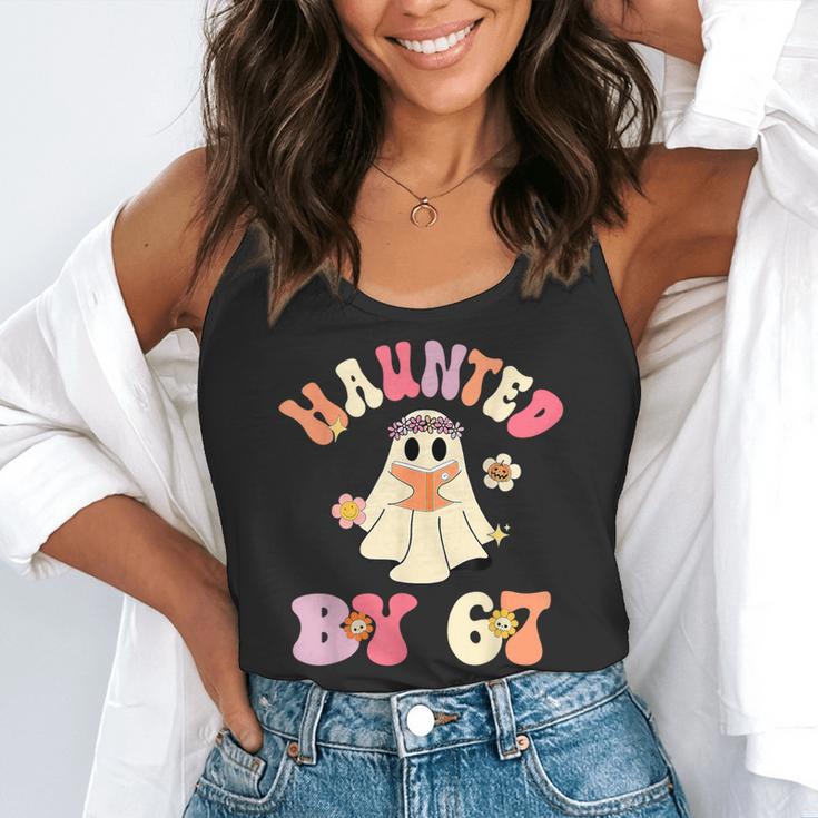 Haunted By 67 Meme Six Seven 6 7 Halloween Teachers Flowy Tank, funny gift Haunted By 67 Meme Six Seven 6 7 Halloween Teachers Flowy Tank, funny gift