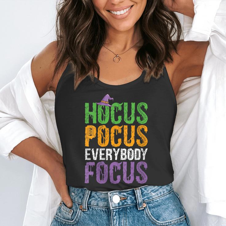Hocus Pocus Everybody Focus Teacher Halloween Flowy Tank, funny gift Hocus Pocus Everybody Focus Teacher Halloween Flowy Tank, funny gift