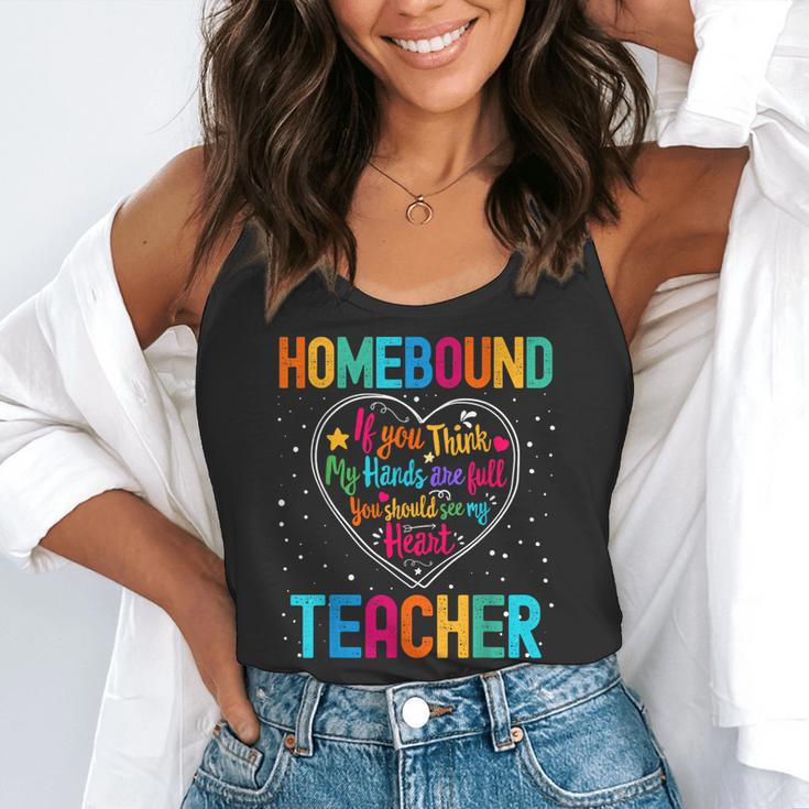 Homebound Teacher Appreciation Week Back To School Heart Flowy Tank, funny gift Homebound Teacher Appreciation Week Back To School Heart Flowy Tank, funny gift