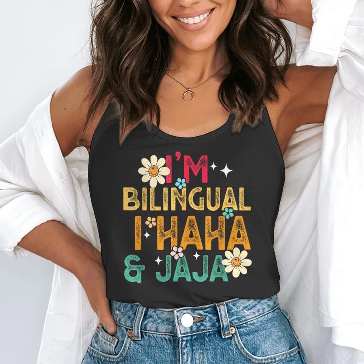I’m Bilingual I Haha And Jaja Spanish Teacher Bilingual For Men Women Girls Kids Flowy Tank, funny gift