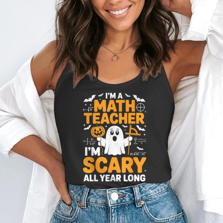 I'm A Math Teacher I'm Scary All Year Long Spooky Halloween Flowy Tank, funny gift I'm A Math Teacher I'm Scary All Year Long Spooky Halloween Flowy Tank, funny gift