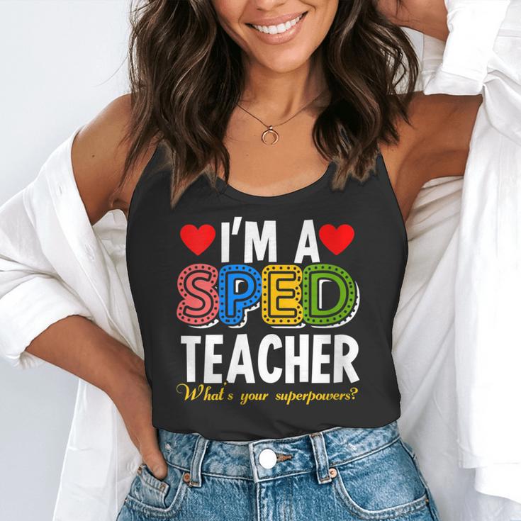 I'm A SPED Teacher Special Education Teacher Flowy Tank, funny gift I'm A SPED Teacher Special Education Teacher Flowy Tank, funny gift