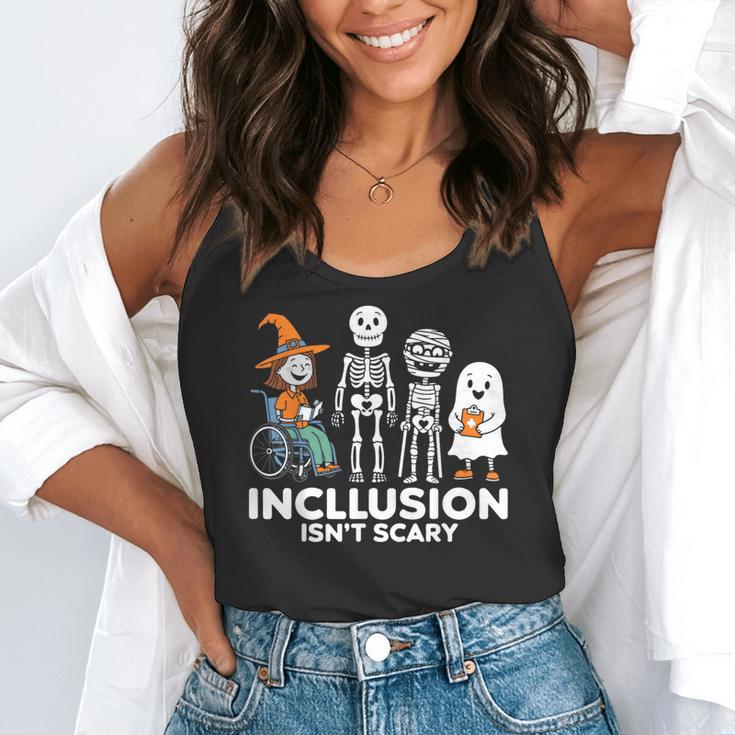Inclusion Isn't Scary SLP Halloween Costume Sped Teacher Flowy Tank, funny gift Inclusion Isn't Scary SLP Halloween Costume Sped Teacher Flowy Tank, funny gift