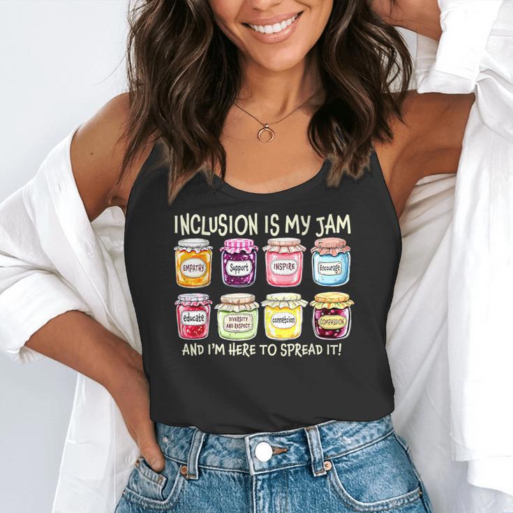 Inclusion Is My Jam And I'm Here To Spread It Sped Teacher Flowy Tank, funny gift Inclusion Is My Jam And I'm Here To Spread It Sped Teacher Flowy Tank, funny gift