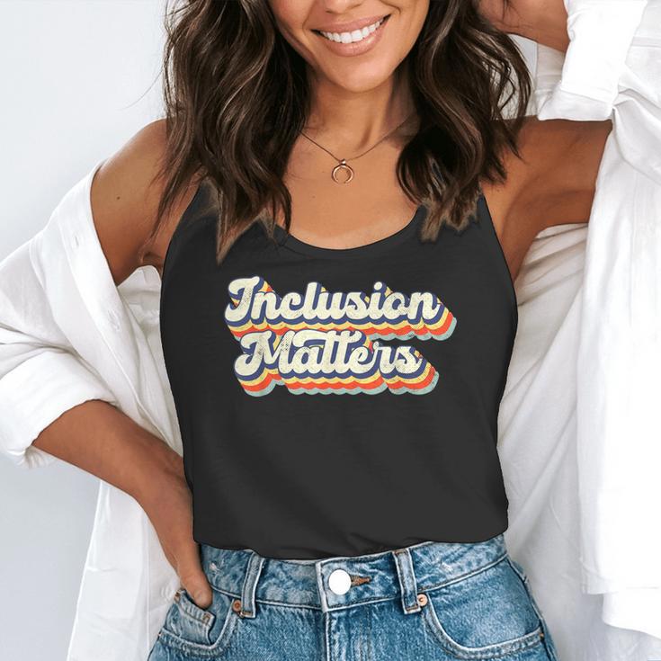 Inclusion Matters Special Education Sped Teacher Vintage Flowy Tank, funny gift Inclusion Matters Special Education Sped Teacher Vintage Flowy Tank, funny gift