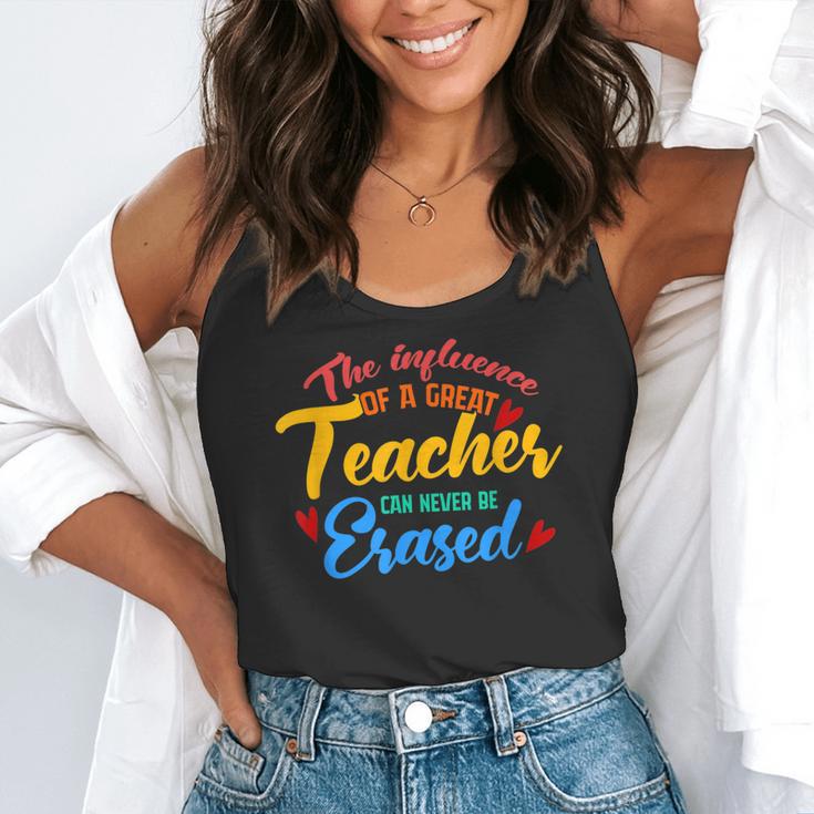 The Influence Of Great Teacher Can Never Be Erased School For Men Women Flowy Tank, funny gift The Influence Of Great Teacher Can Never Be Erased School For Men Women Flowy Tank, funny gift