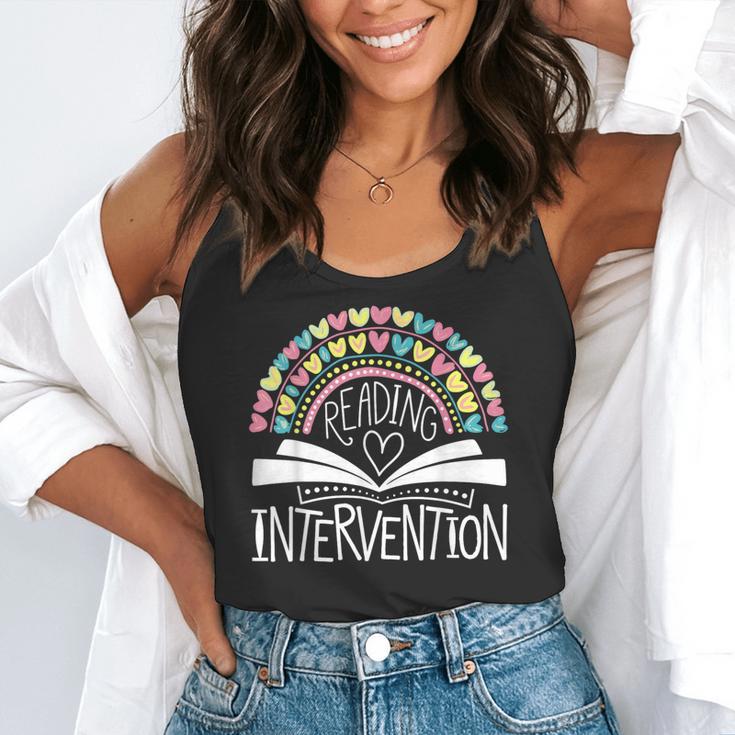 Intervention Teacher Reading Intervention Flowy Tank, funny gift Intervention Teacher Reading Intervention Flowy Tank, funny gift