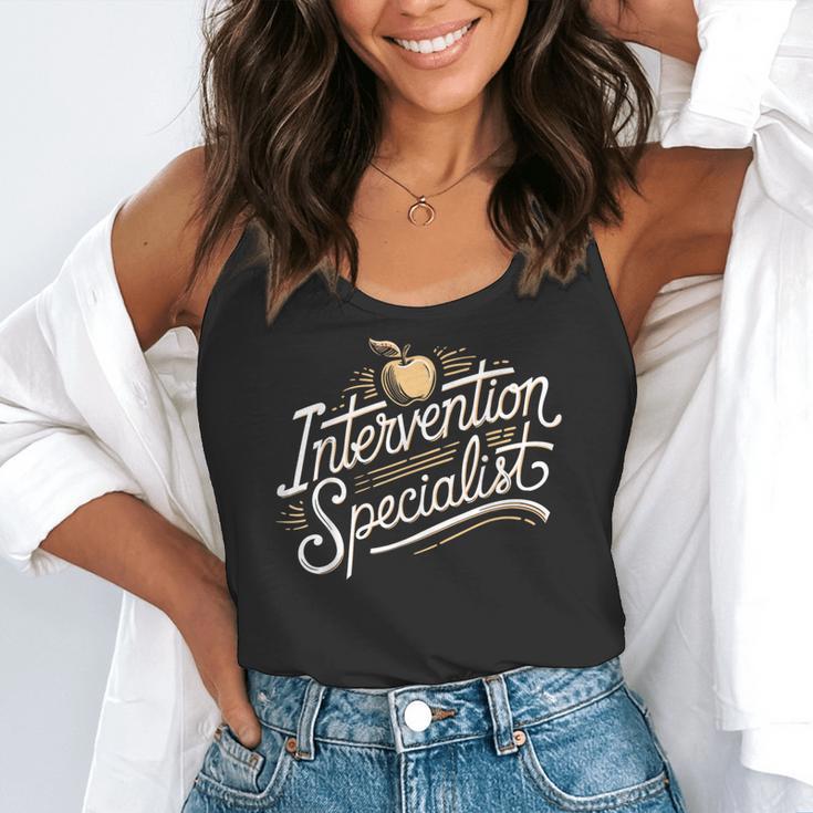 Intervention Teacher Intervention Specialist Flowy Tank, funny gift Intervention Teacher Intervention Specialist Flowy Tank, funny gift