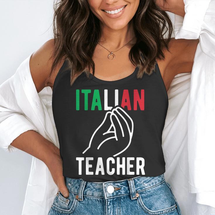 Italian Teacher Italy Italia Back To School First Day Flowy Tank, funny gift Italian Teacher Italy Italia Back To School First Day Flowy Tank, funny gift