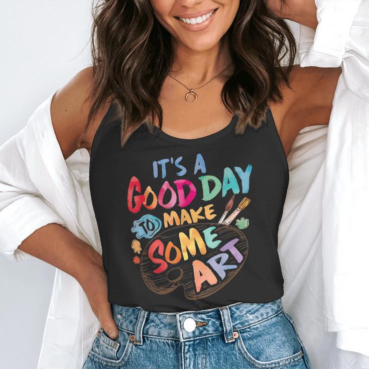 It's A Good Day To Make Some Art Artist Drawing Teacher Tees Flowy Tank, funny gift