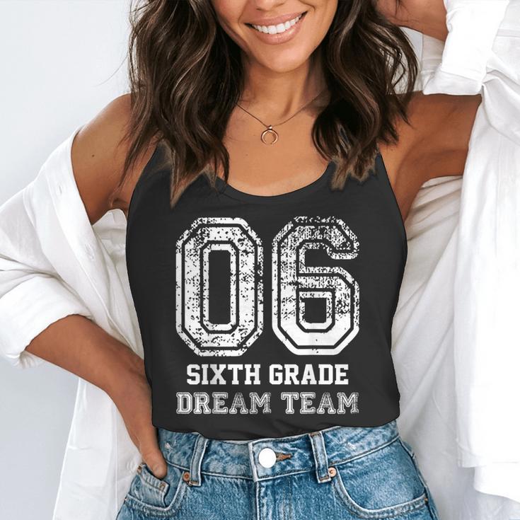 Kids Hello Sixth Back To School 6th Grade Dream Team Teacher Flowy Tank, funny gift Kids Hello Sixth Back To School 6th Grade Dream Team Teacher Flowy Tank, funny gift