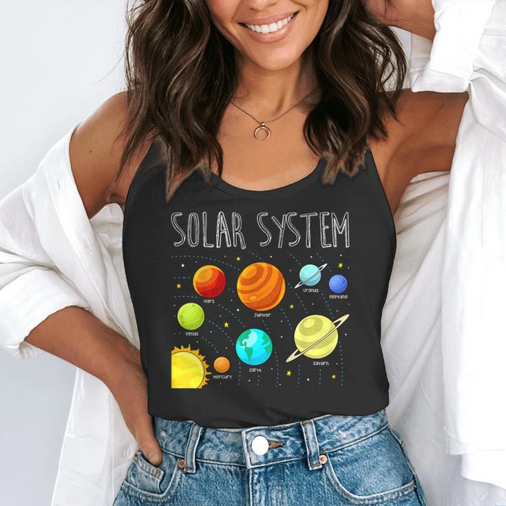 Kids Solar Systems Cute Planets Space Science Teacher School Flowy Tank, funny gift Kids Solar Systems Cute Planets Space Science Teacher School Flowy Tank, funny gift