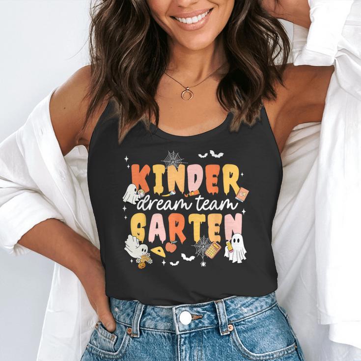 Kindergarten Dream Ghost Team Fall Halloween Spooky Teachers Flowy Tank, funny gift Kindergarten Dream Ghost Team Fall Halloween Spooky Teachers Flowy Tank, funny gift
