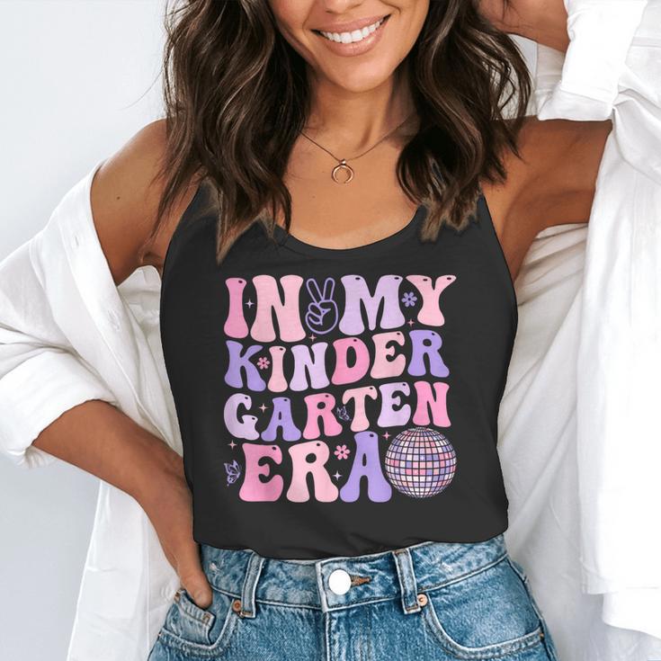 In My Kindergarten Era Teacher Kids Back To School Kinder Flowy Tank, funny gift