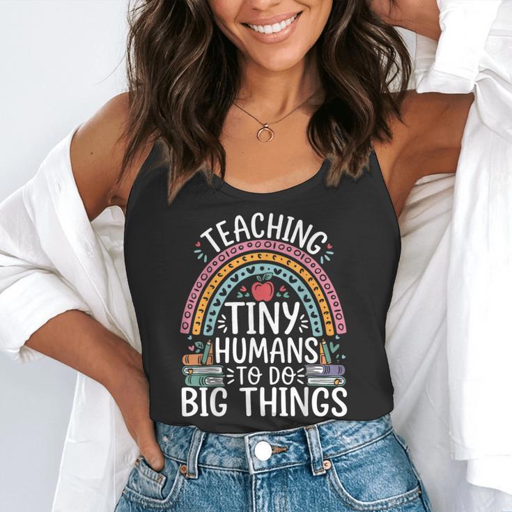 Kindergarten Teacher Tiny Humans Pre-School Teacher Flowy Tank, funny gift Kindergarten Teacher Tiny Humans Pre-School Teacher Flowy Tank, funny gift