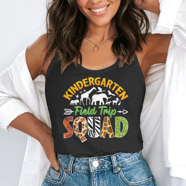 Kindergarten Zoo Field Trip Squad Matching Teacher Students Flowy Tank, funny gift