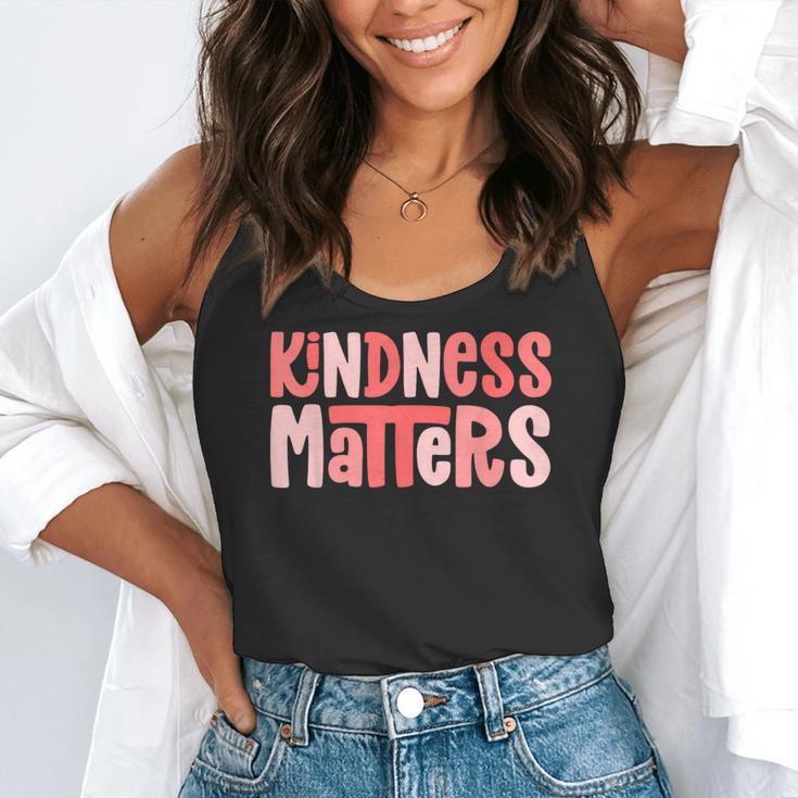 Kindness Matters Anti Bullying Shirts Teacher Child Flowy Tank, funny gift