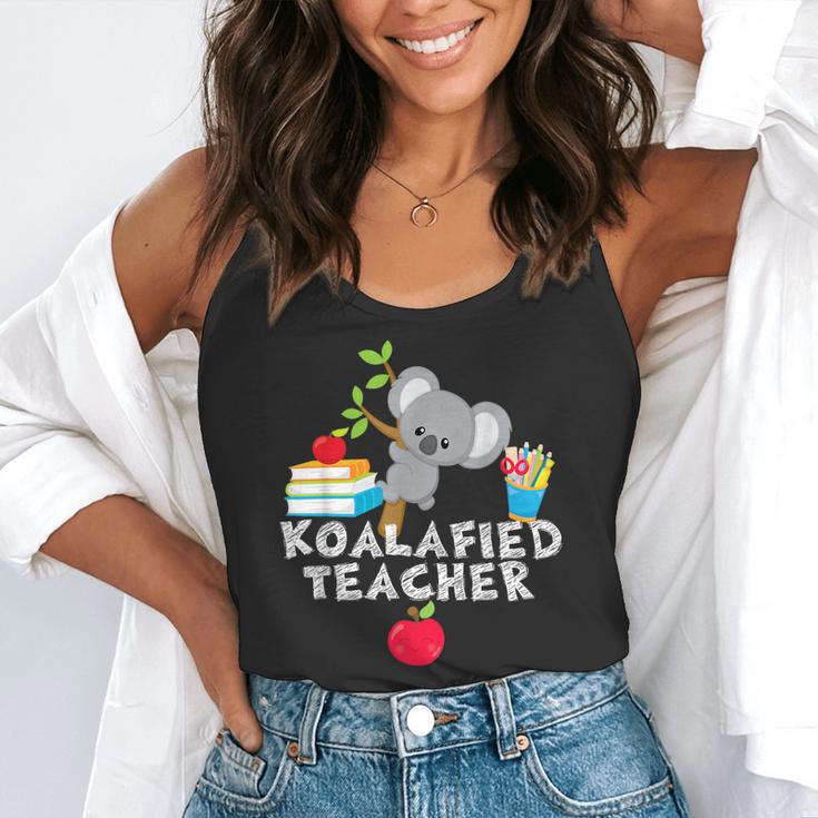 Koalafied Teacher Proud School Teacher Koala Cute T-Shirt Flowy Tank, funny gift