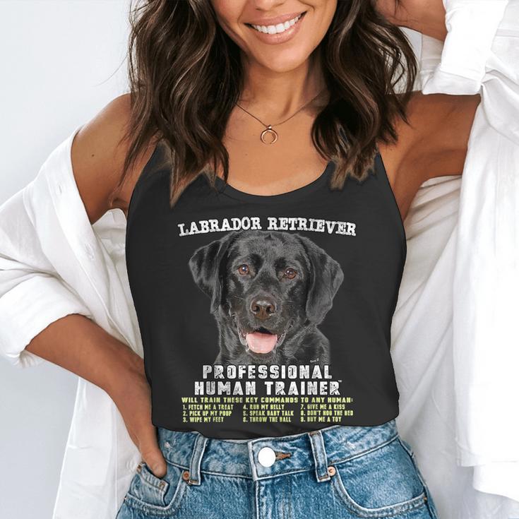 Labrador Retriever Lab Professional Human Trainer Flowy Tank, funny gift