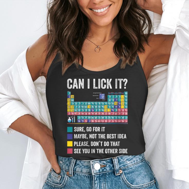 Can I Lick It Periodic Table Of Elements Science Teacher Flowy Tank, funny gift Can I Lick It Periodic Table Of Elements Science Teacher Flowy Tank, funny gift