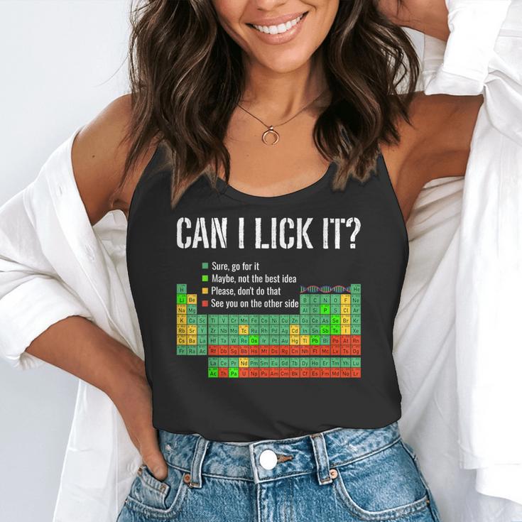 Can I Lick It Periodic Table Science Teacher Student Flowy Tank, funny gift Can I Lick It Periodic Table Science Teacher Student Flowy Tank, funny gift