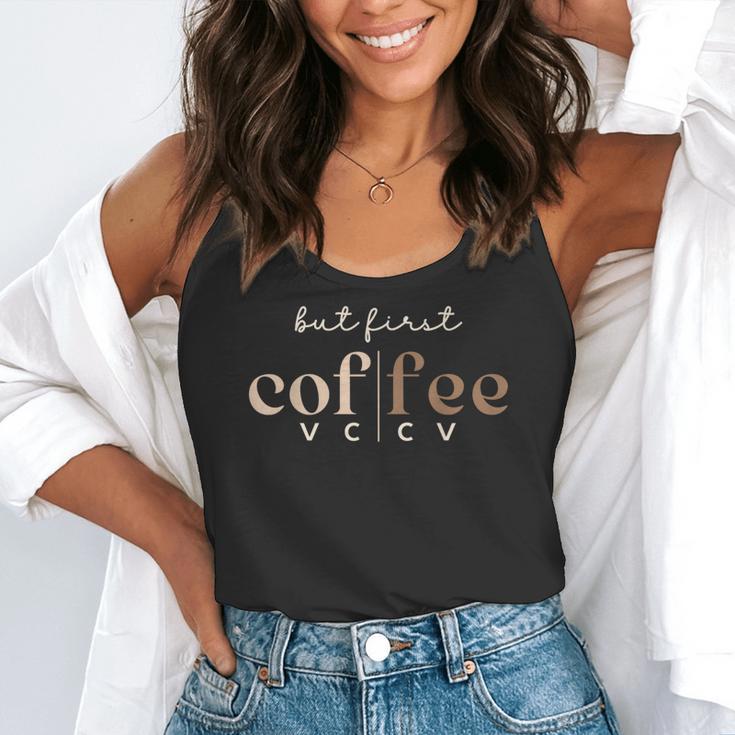 Literacy Science Of Reading Phonics Teacher Linguist Coffee Flowy Tank, funny gift