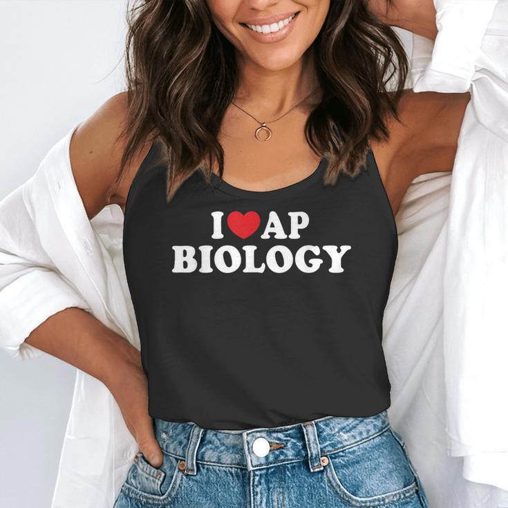 I Love AP Biology I Heart AP Biology Teachers Students For Men Women Kids Flowy Tank, funny gift