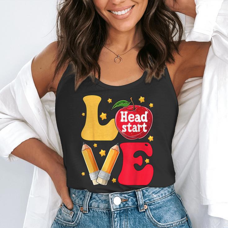 Love Headstart Head Start Teachers First Day Of School Flowy Tank, funny gift Love Headstart Head Start Teachers First Day Of School Flowy Tank, funny gift