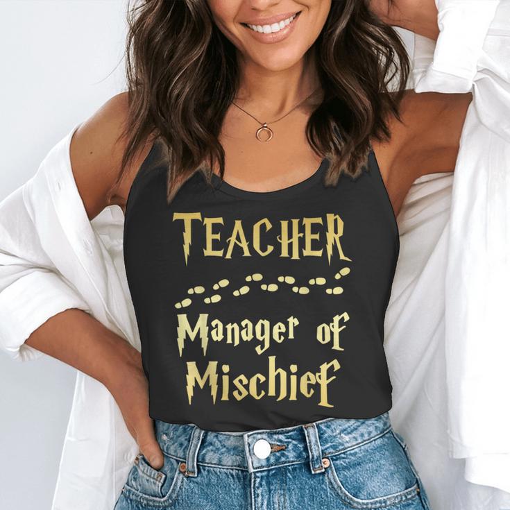 Magical Teacher Manager Of Mischief Birthday Family Party Flowy Tank, funny gift