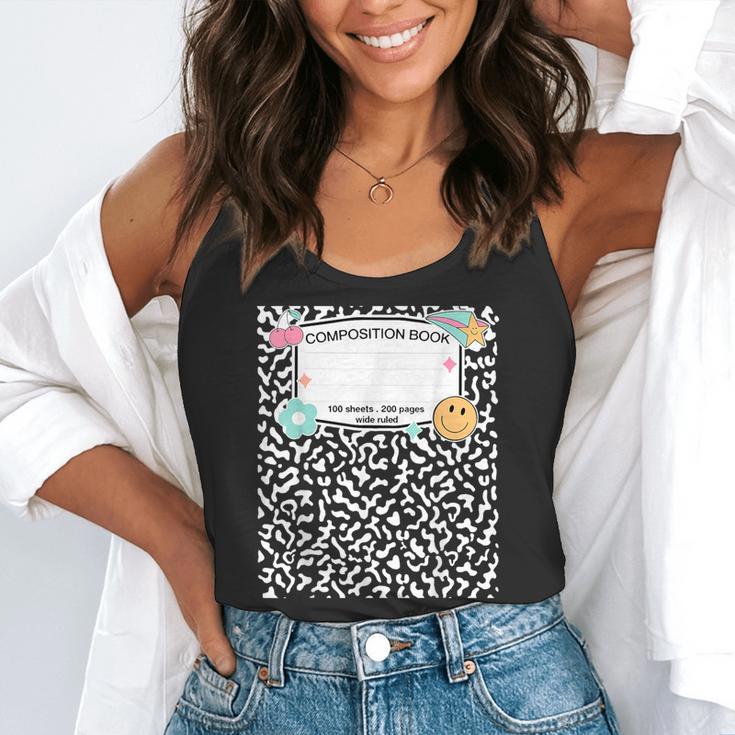 Matching Group Halloween Teacher Composition Book Notebook Flowy Tank, funny gift Matching Group Halloween Teacher Composition Book Notebook Flowy Tank, funny gift